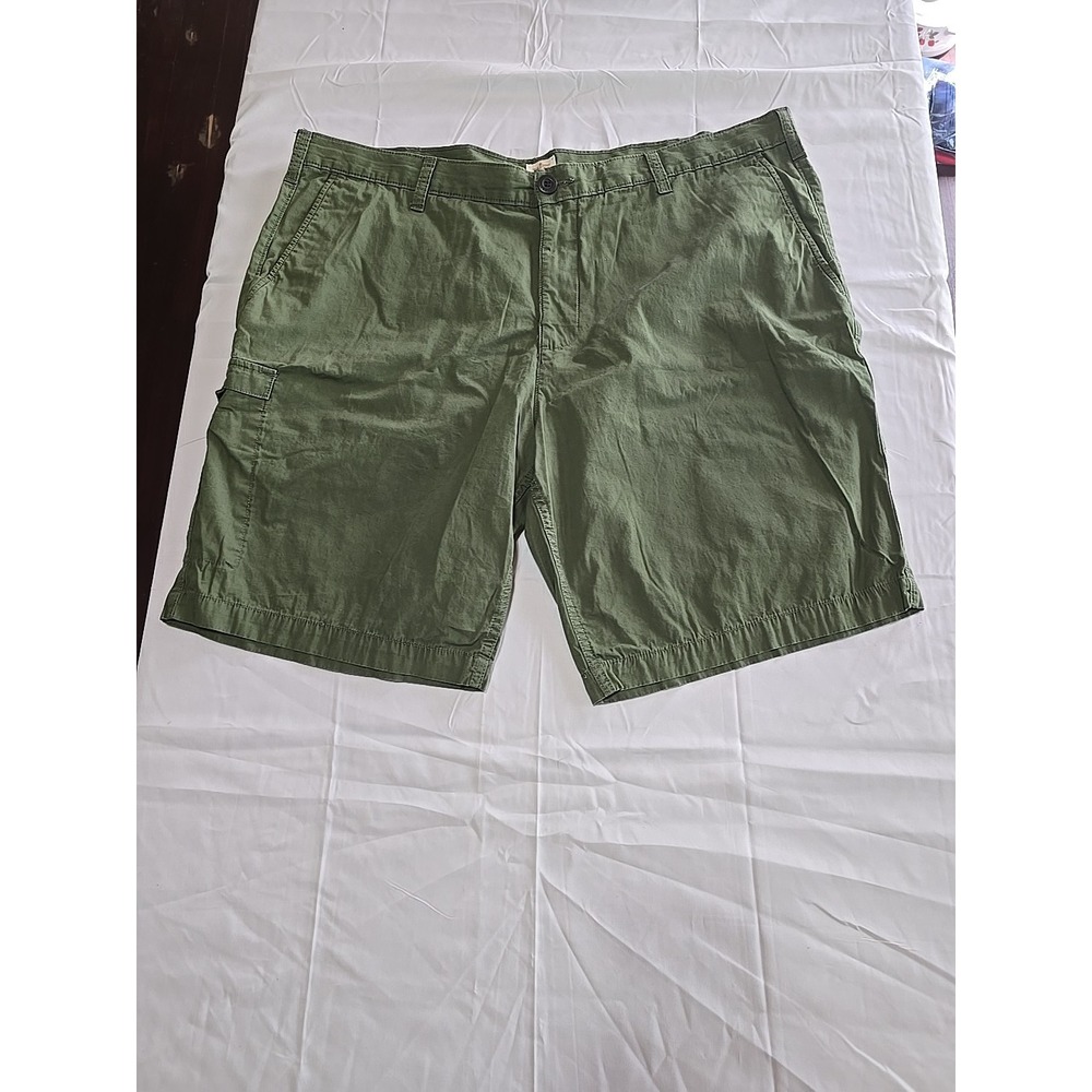 Dockers Men's Cargo Shorts Size 42 Waist 7 Pockets Hunter Green Loose Fit A3268